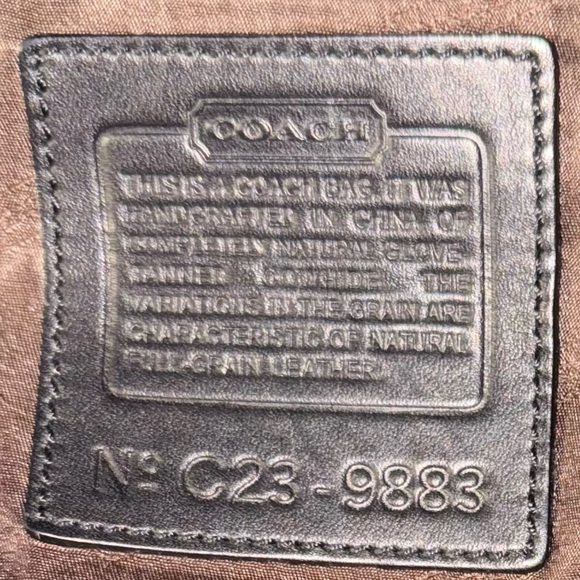 Coach Vintage Legacy Leather Hobo Shoulder Handbag 9883 Medium size - Picture 8 of 13